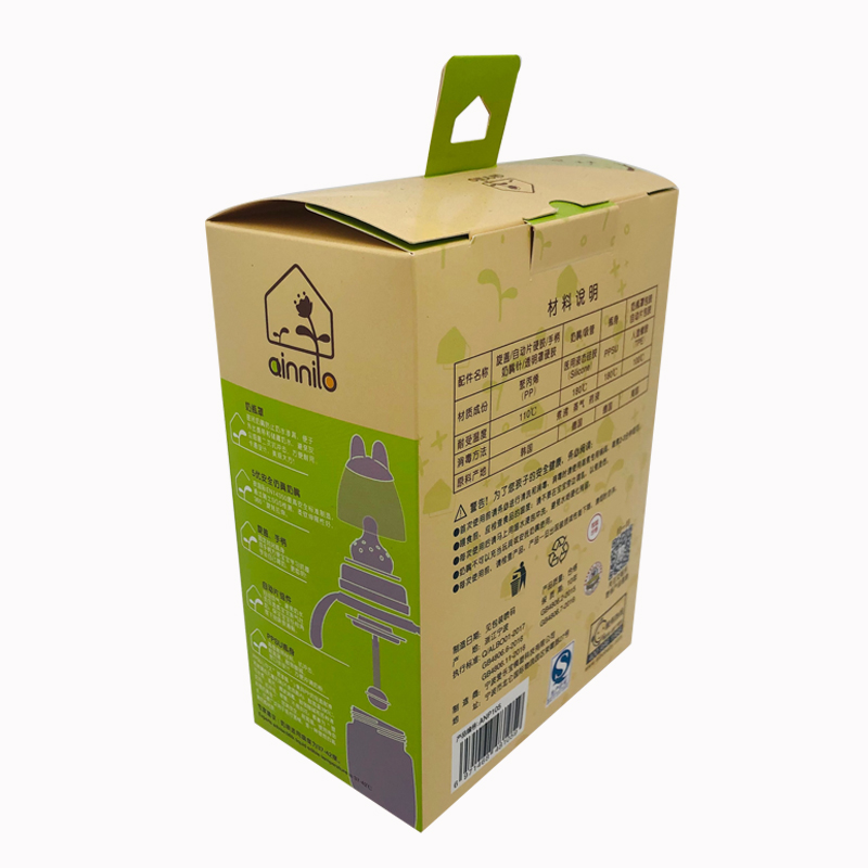 Recycled Paper Packaging Cardboard Magnetic Boxes for Milk Bottle 