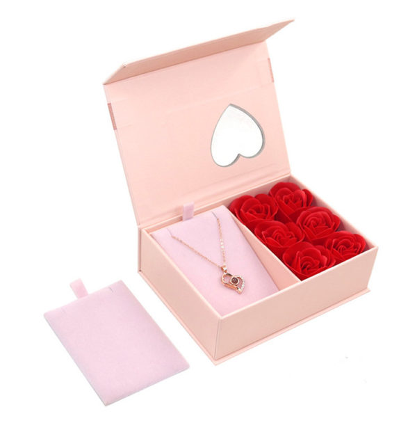 Pink love gift box