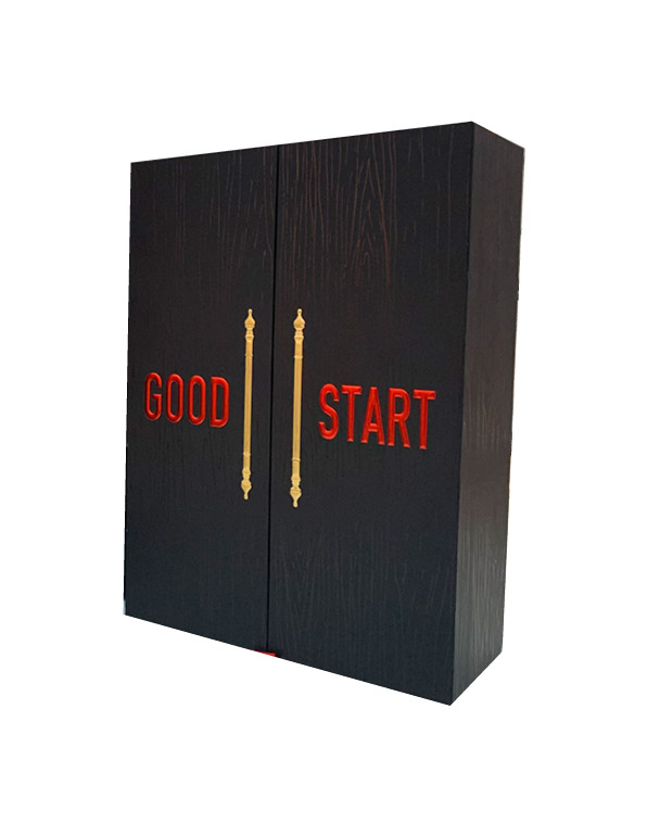 Cardboard wine gift box