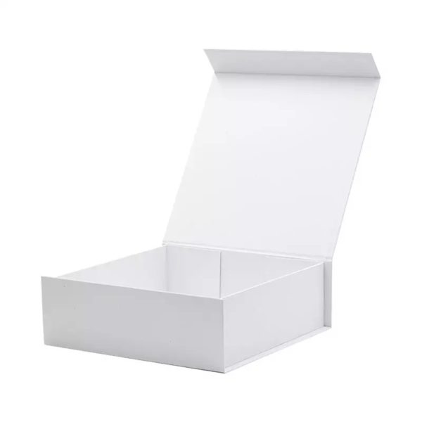White Gift Boxes with Ribbon